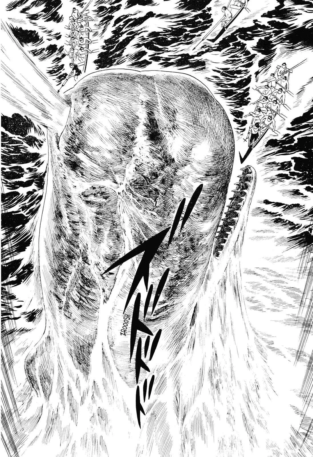 Horobishi Kemonotachi no Umi Capítulo 3: La Leyenda del Demonio Ballena - Page 25