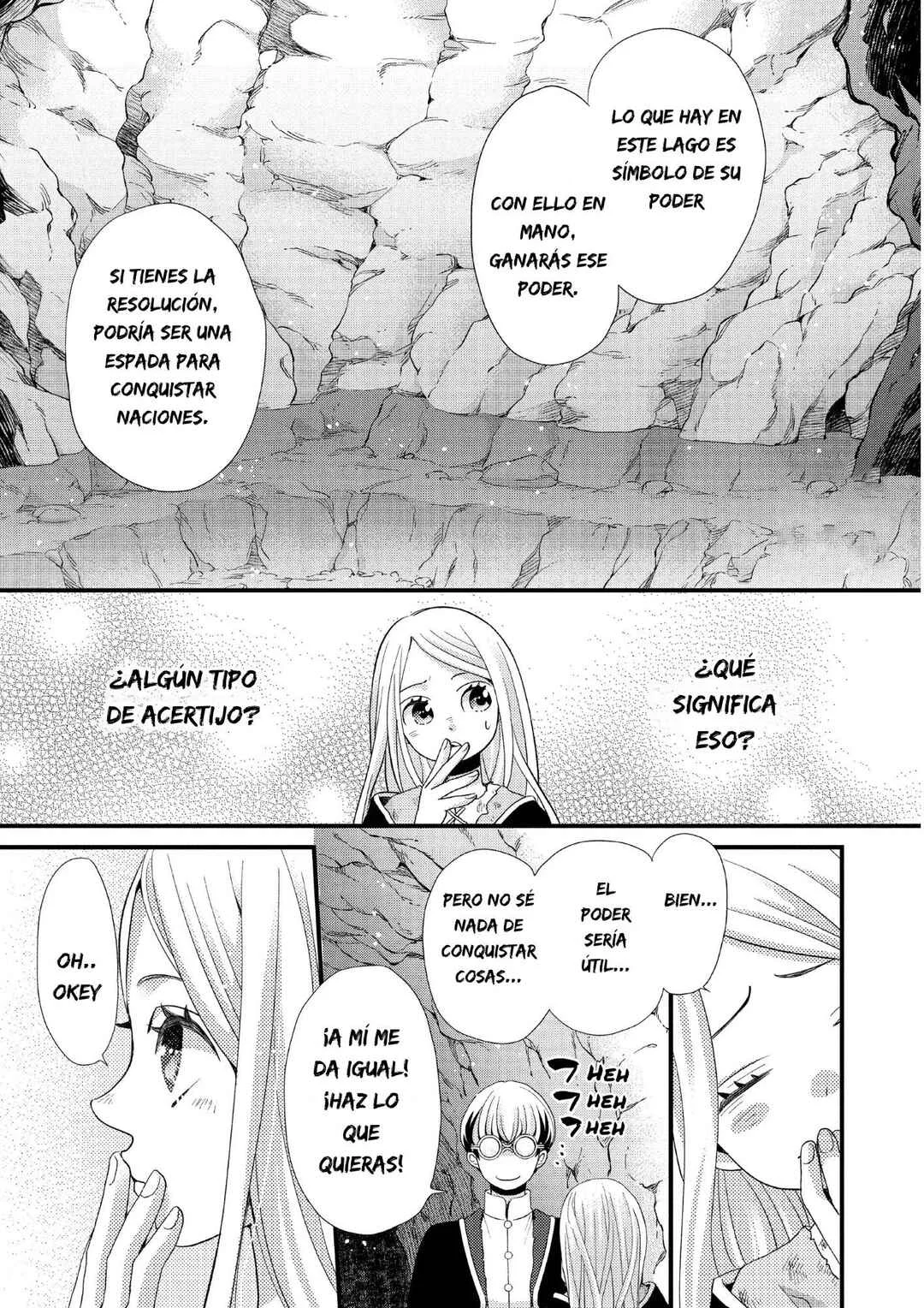 Hoshi Furu Oukoku no Nina Capítulo 27: El nombre encomendado a ella es.... - Page 24