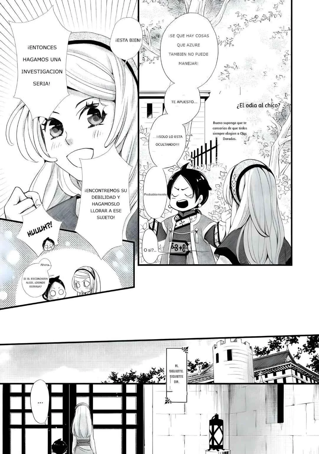 Hoshi Furu Oukoku no Nina Capítulo 3: El secreto del príncipe de los ojos dorados - Page 8