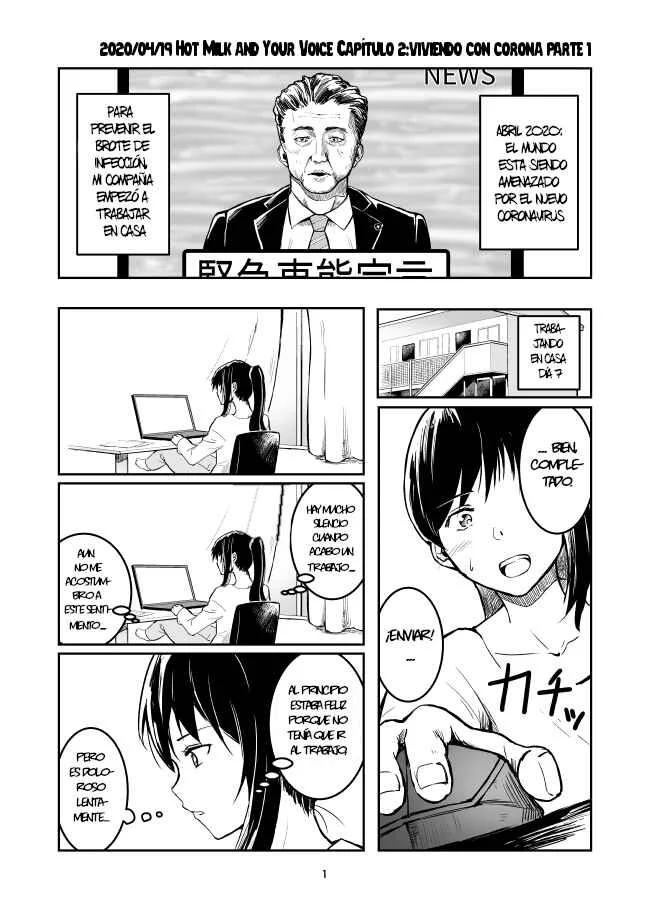 Hot Milk and Your Voice Capítulo 2: Viviendo con corona parte 1 - Page 2