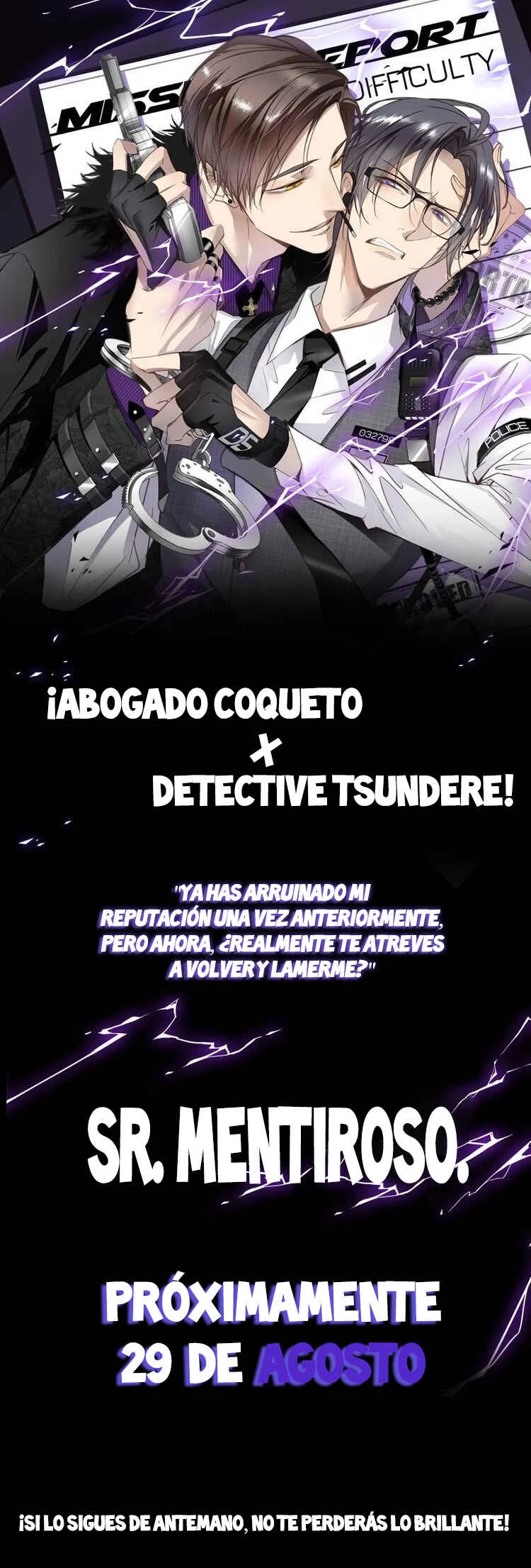 Huǎngyán Xiānshēng Capítulo 0: Prefacio: Abogado coqueto x Detective Tsundere - Page 3
