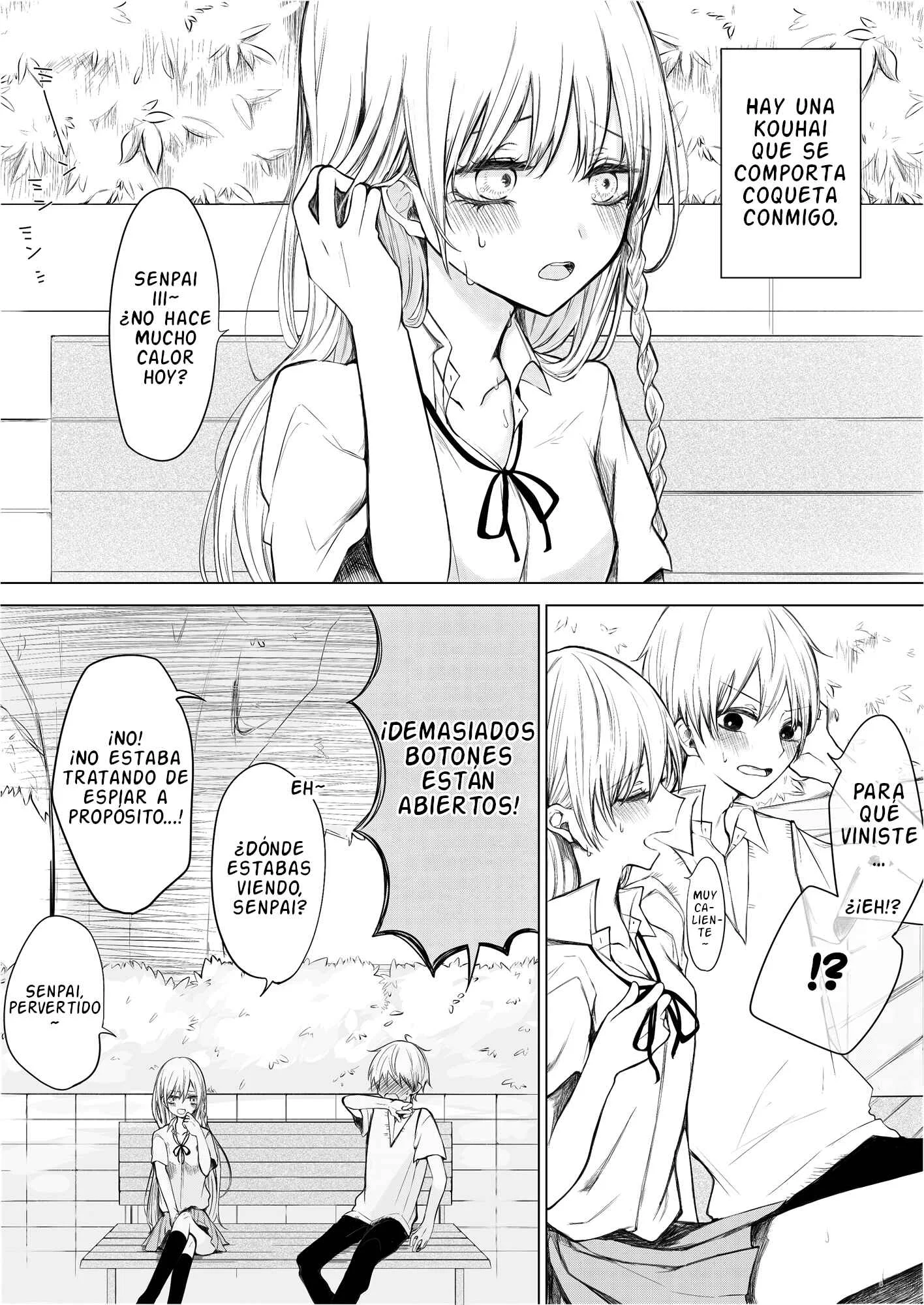 Ichizu Bitch-chan (Pre-Serialization) Capítulo 1: Una historia sobre una Kouhai coqueta - Page 1