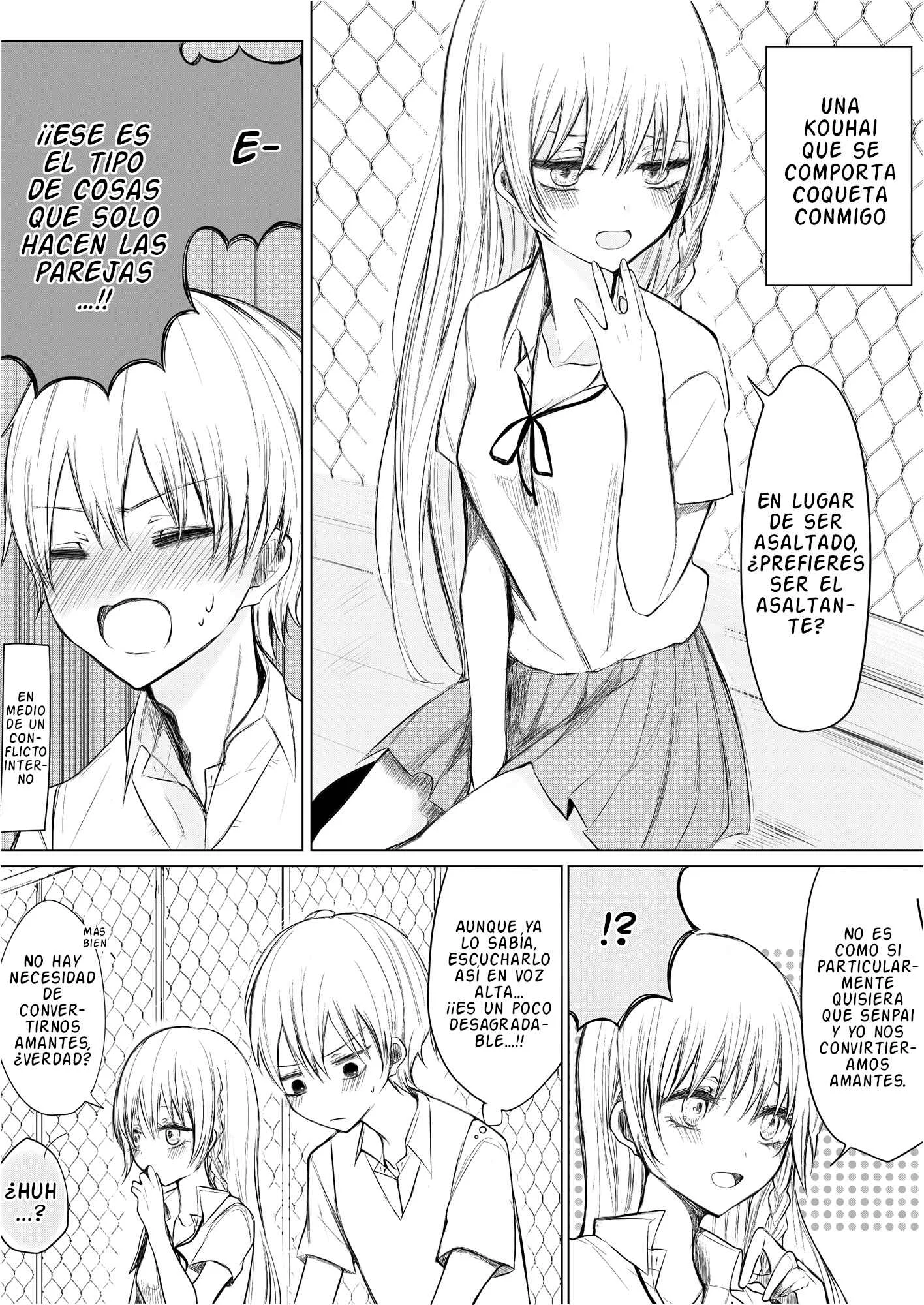 Ichizu Bitch-chan (Pre-Serialization) Capítulo 2: La historia sobre seguirle el juego a mi coqueta Kouhai - Page 2