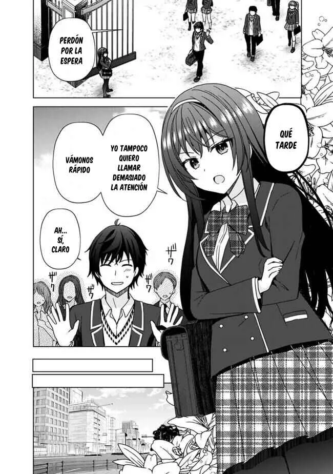Iinazuke ga Dekita to Omottara, Sono Iinazuke ga Gakkou de Yuumei na "Akuyaku Reijou" Dattan dakedo, Dou Sureba Ii? Capítulo 2.1 - Page 9