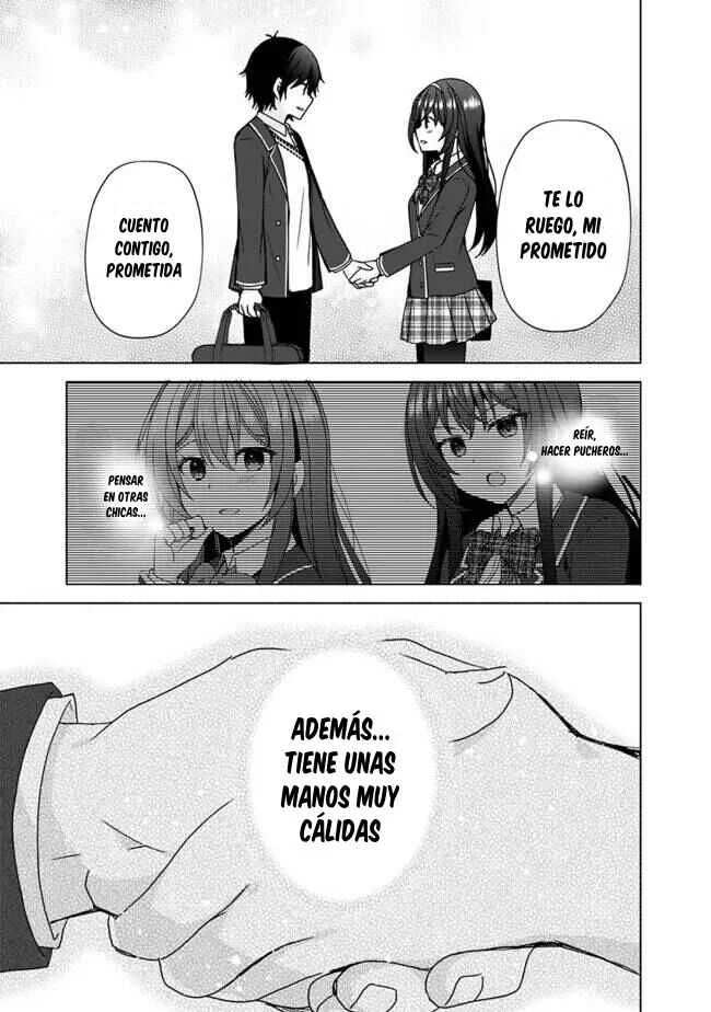 Iinazuke ga Dekita to Omottara, Sono Iinazuke ga Gakkou de Yuumei na "Akuyaku Reijou" Dattan dakedo, Dou Sureba Ii? Capítulo 2.2 - Page 16