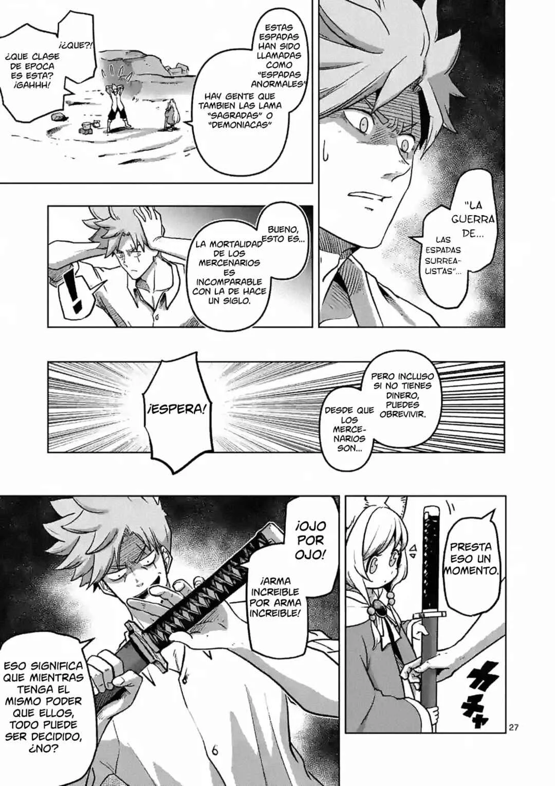 Iken Senki Völundio Capítulo 1: La guerra de las espadas surreales - Page 28