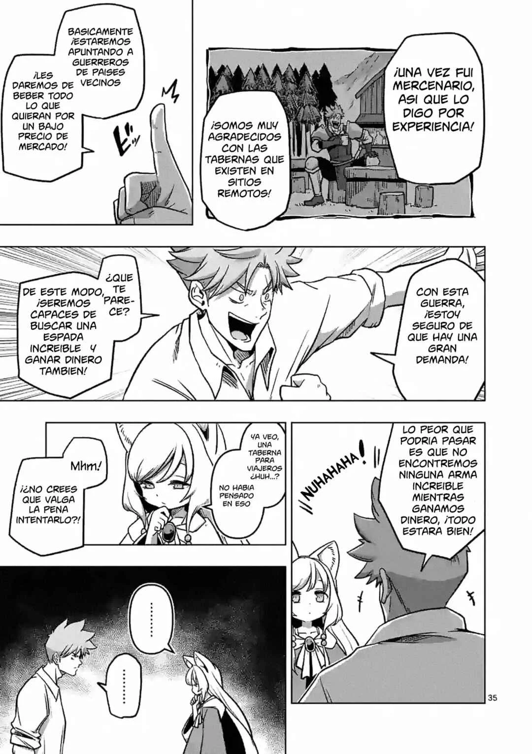 Iken Senki Völundio Capítulo 1: La guerra de las espadas surreales - Page 35