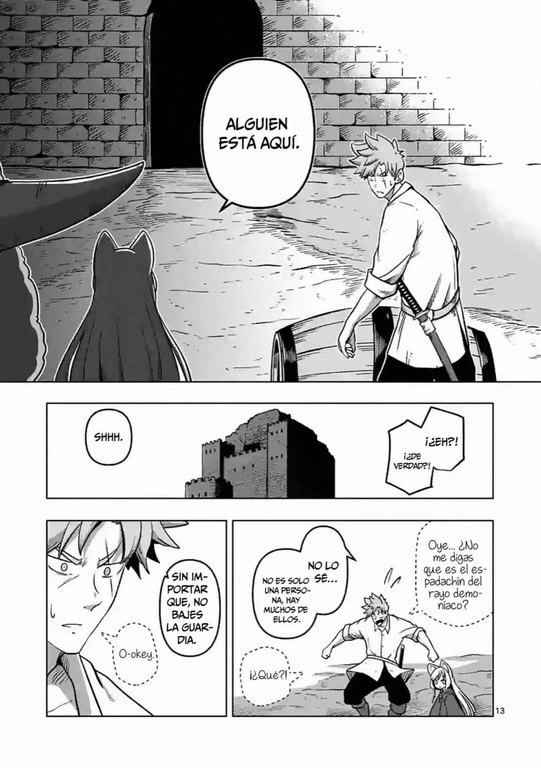 Iken Senki Völundio Capítulo 4: El espadachín del rayo demoniaco - Page 14
