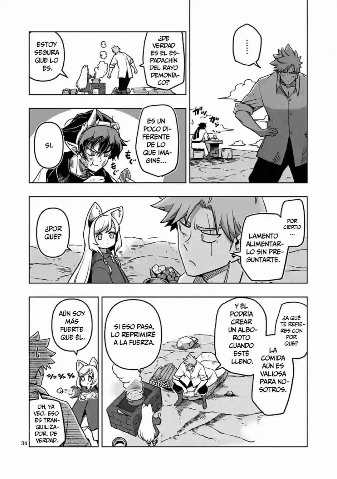 Iken Senki Völundio Capítulo 4: El espadachín del rayo demoniaco - Page 35