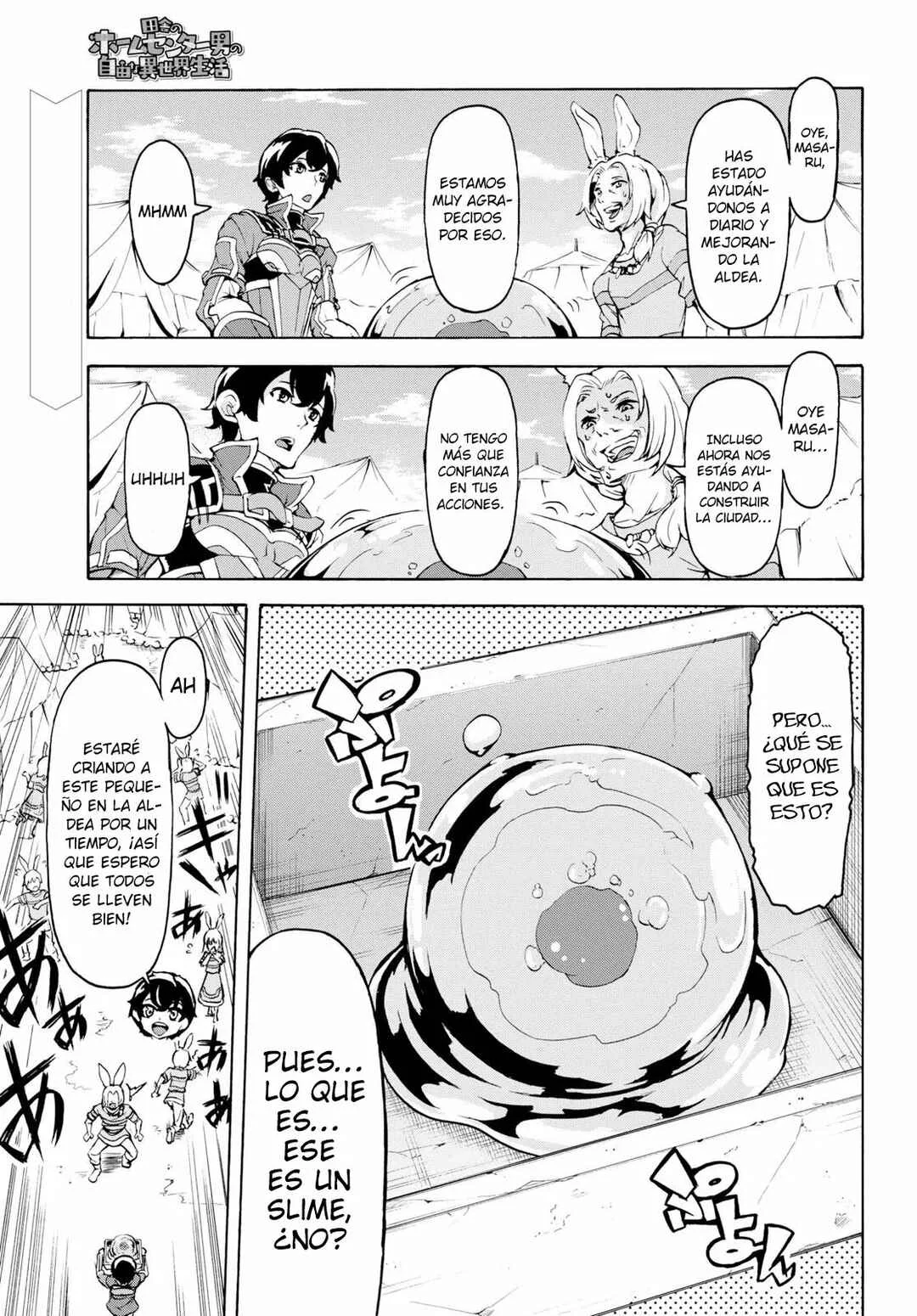 Inaka no Home Center Otoko no Jiyuu na Isekai Seikatsu Capítulo 12: Slime - exploración - encuentro - Page 1