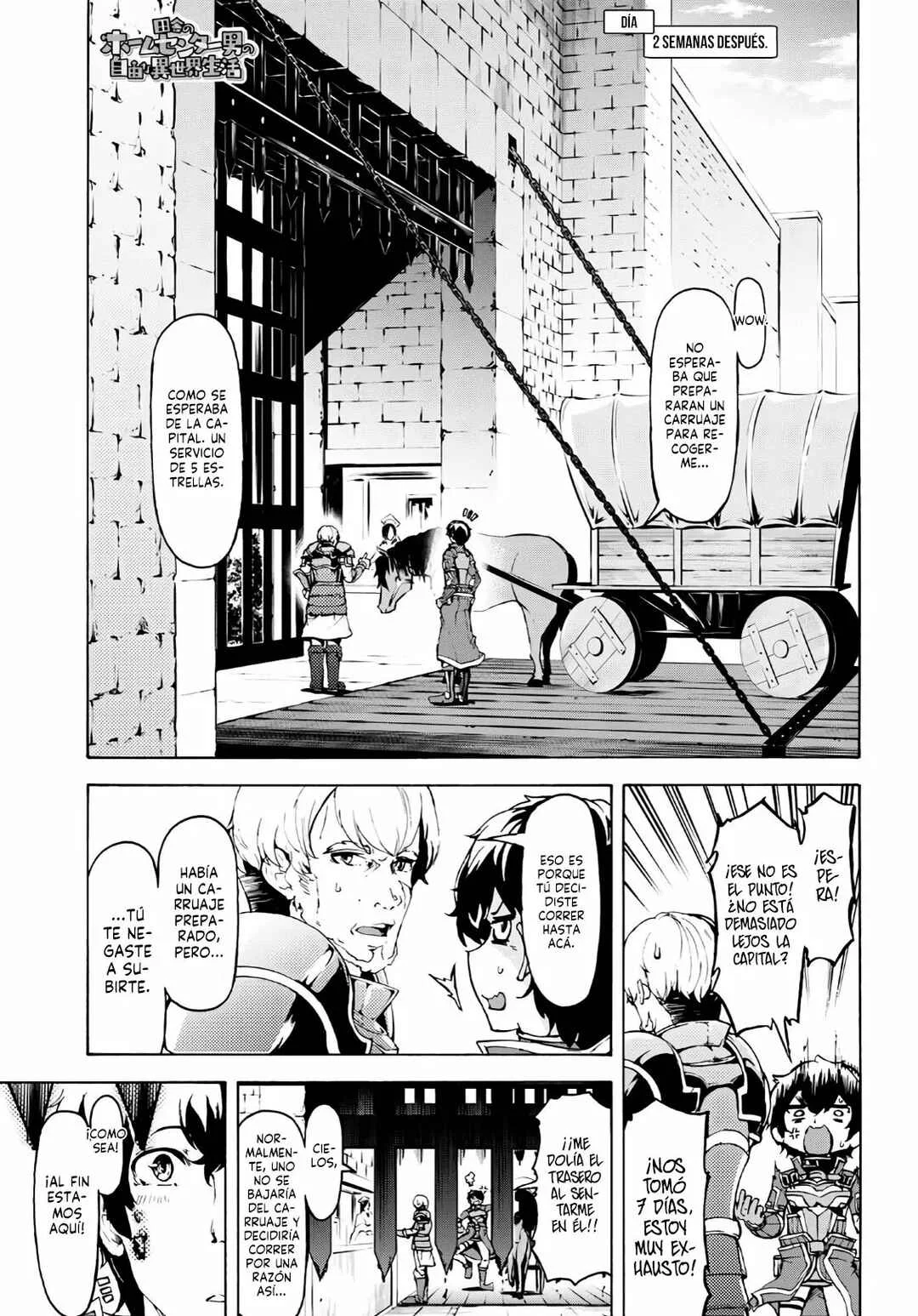 Inaka no Home Center Otoko no Jiyuu na Isekai Seikatsu Capítulo 20: La capital del reino, Gratas - Page 1