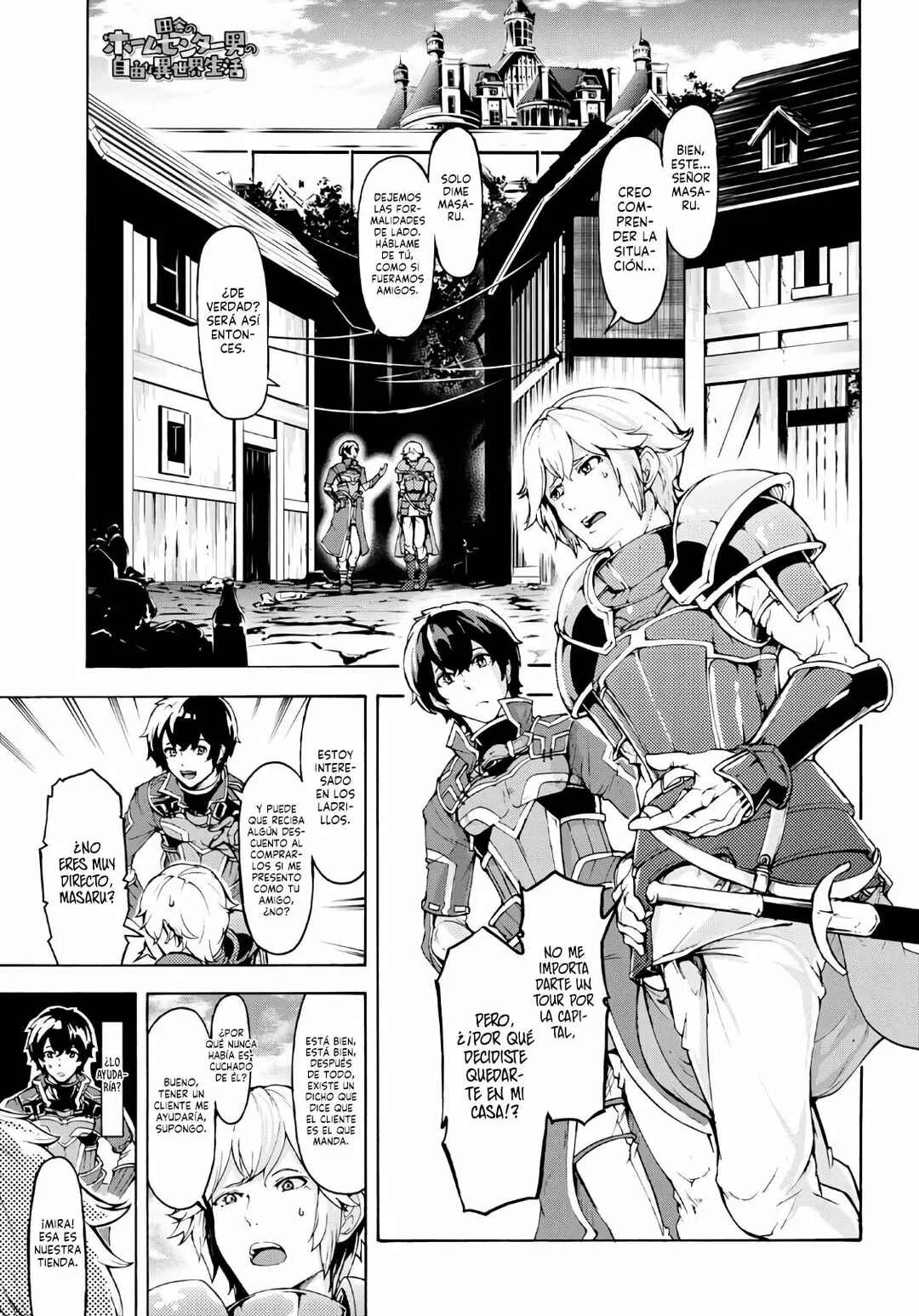 Inaka no Home Center Otoko no Jiyuu na Isekai Seikatsu Capítulo 22: Zack y la tienda de ladrillos - Page 1