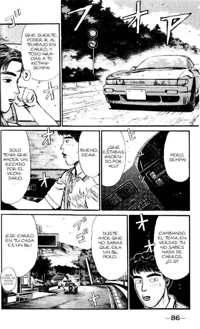 Initial D Capítulo 4: ¡¡La determinación conmovedora de Iketani!! - Page 4