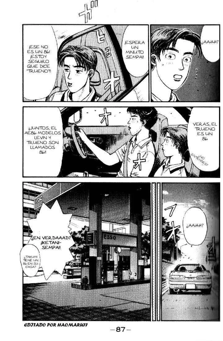 Initial D Capítulo 4: ¡¡La determinación conmovedora de Iketani!! - Page 5