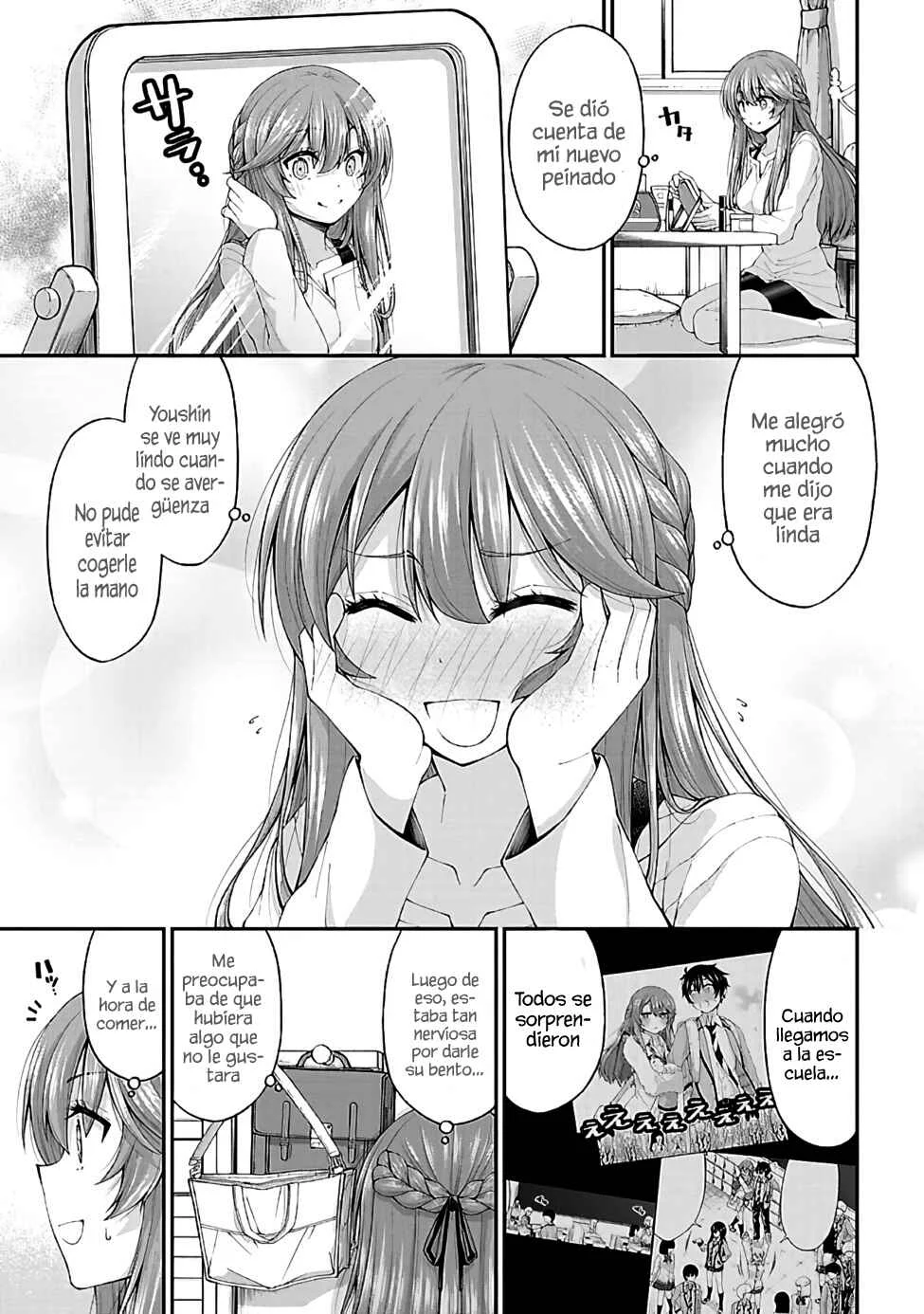 Inkya no Boku ni Batsu Game de Kokuhaku Shitekita Hazu no Gyaru ga, Dou Mitemo Boku ni Betabore desu Capítulo 4.5 - Page 4