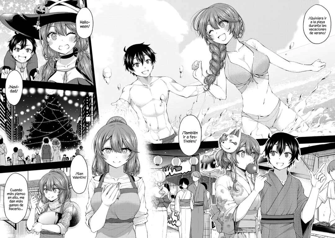 Inkya no Boku ni Batsu Game de Kokuhaku Shitekita Hazu no Gyaru ga, Dou Mitemo Boku ni Betabore desu Capítulo 4.5 - Page 11