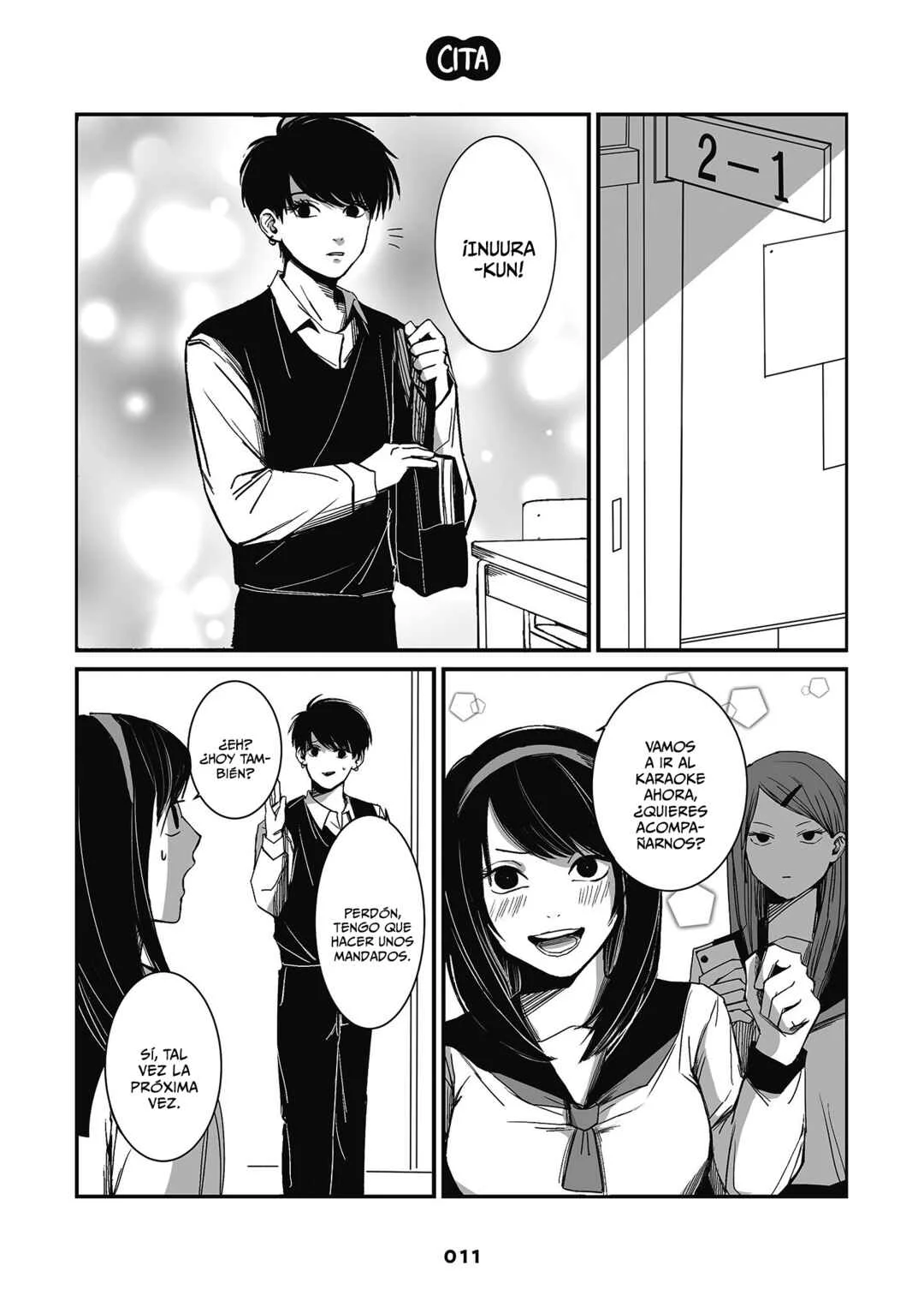 Inuura-kun wa Kataomoi Capítulo 1 - Page 11