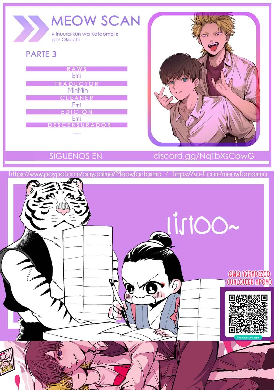 Inuura-kun wa Kataomoi Capítulo 3 - Page 34