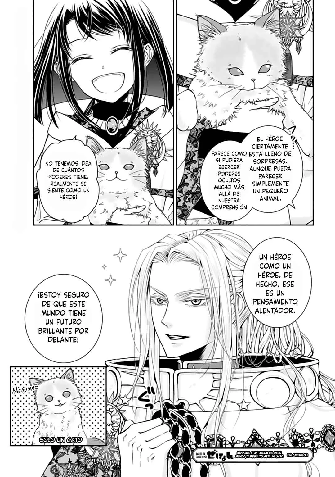 Isekai kara Yuusha o Shoukan Shitara Neko deshita Capítulo 1 - Page 32