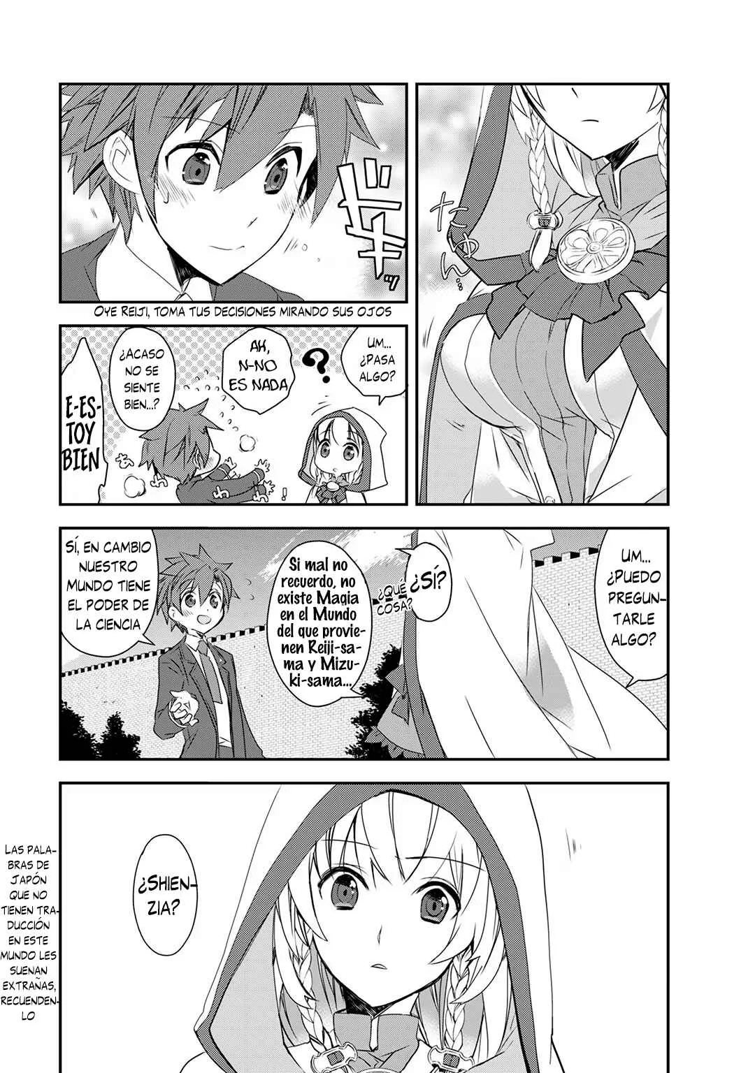 Isekai Mahou wa Okureteru! Capítulo 2: El lugar al que regresar está muy lejos I - Page 3