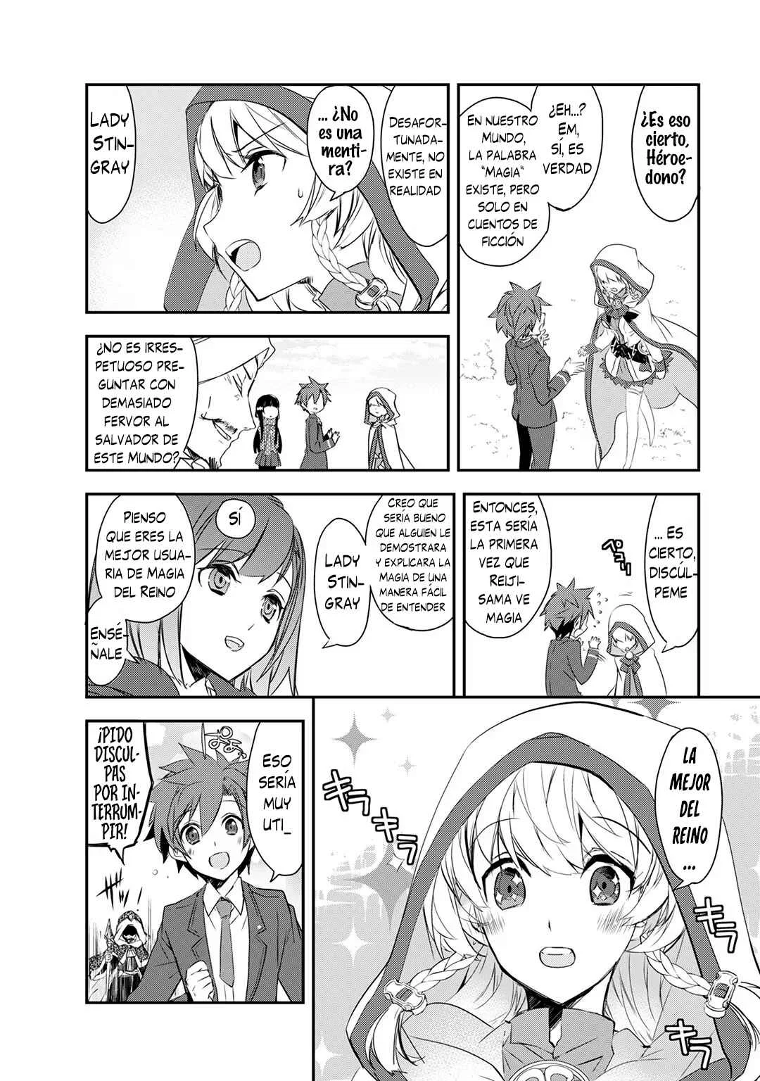 Isekai Mahou wa Okureteru! Capítulo 2: El lugar al que regresar está muy lejos I - Page 4