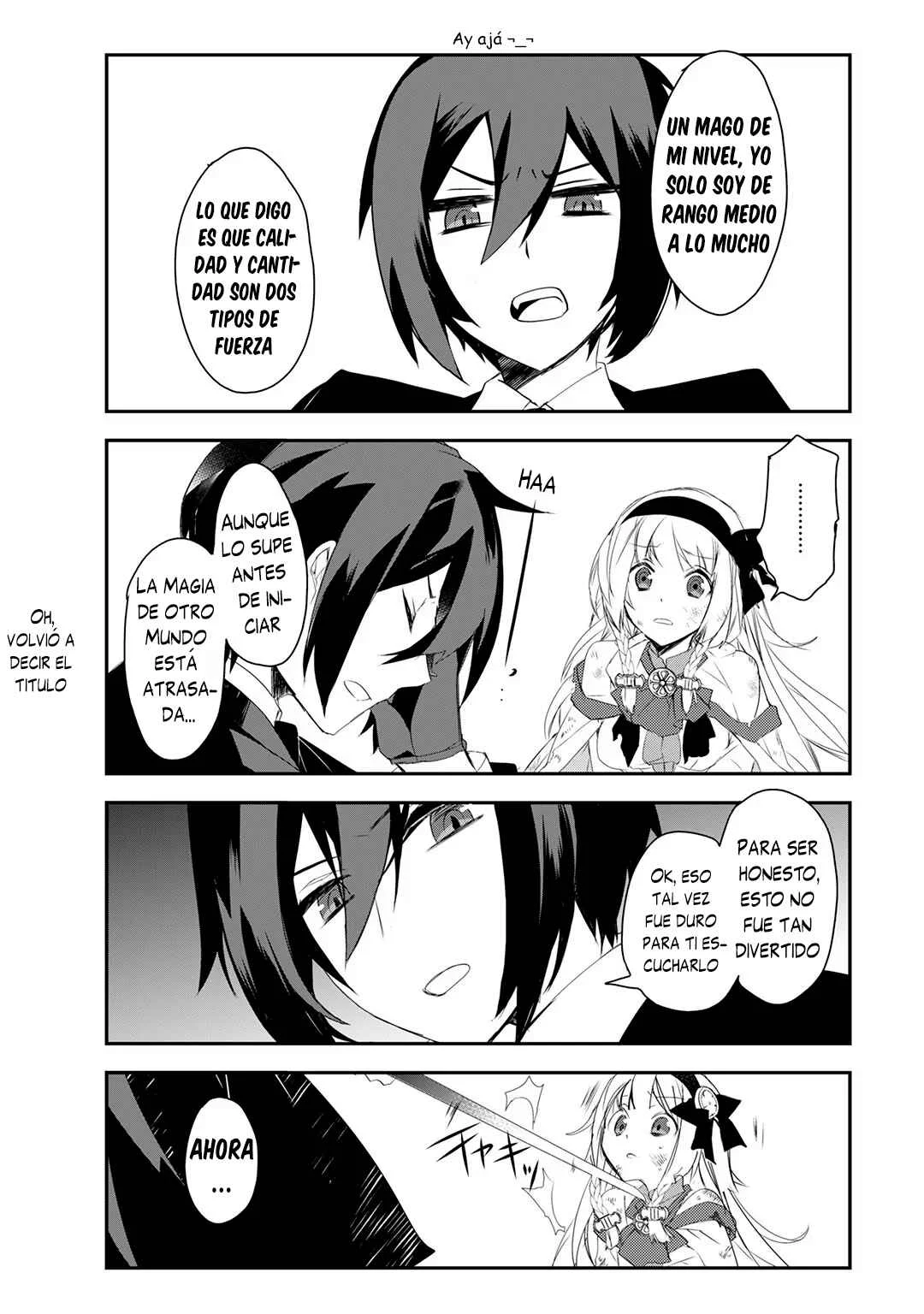 Isekai Mahou wa Okureteru! Capítulo 4.5: Parte 2 - Page 17