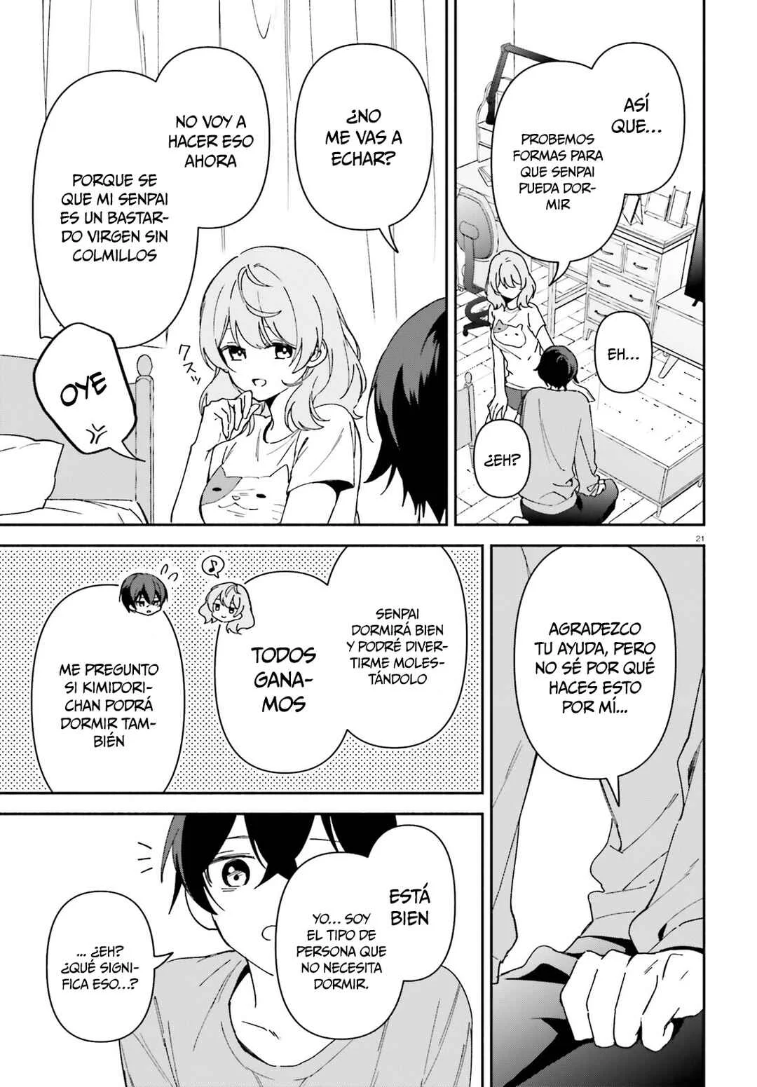 "Issho ni Netaindesu yo Ne, Senpai?" to Amaku Sasayakarete Kon'ya mo Nemurenai Capítulo 1 - Page 20