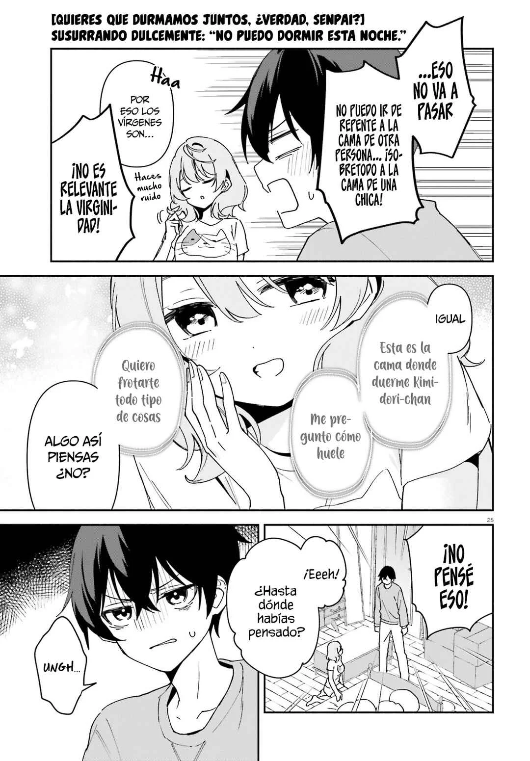 "Issho ni Netaindesu yo Ne, Senpai?" to Amaku Sasayakarete Kon'ya mo Nemurenai Capítulo 1 - Page 24