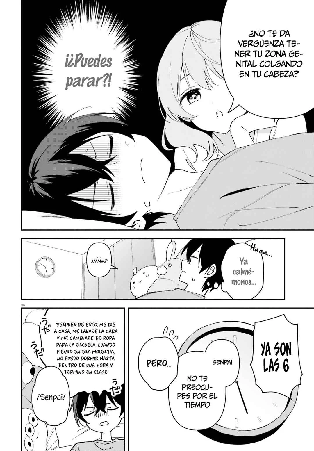"Issho ni Netaindesu yo Ne, Senpai?" to Amaku Sasayakarete Kon'ya mo Nemurenai Capítulo 1 - Page 35