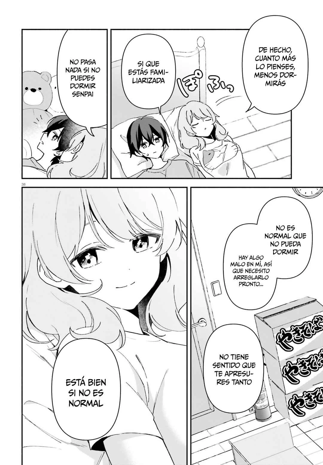 "Issho ni Netaindesu yo Ne, Senpai?" to Amaku Sasayakarete Kon'ya mo Nemurenai Capítulo 1 - Page 37