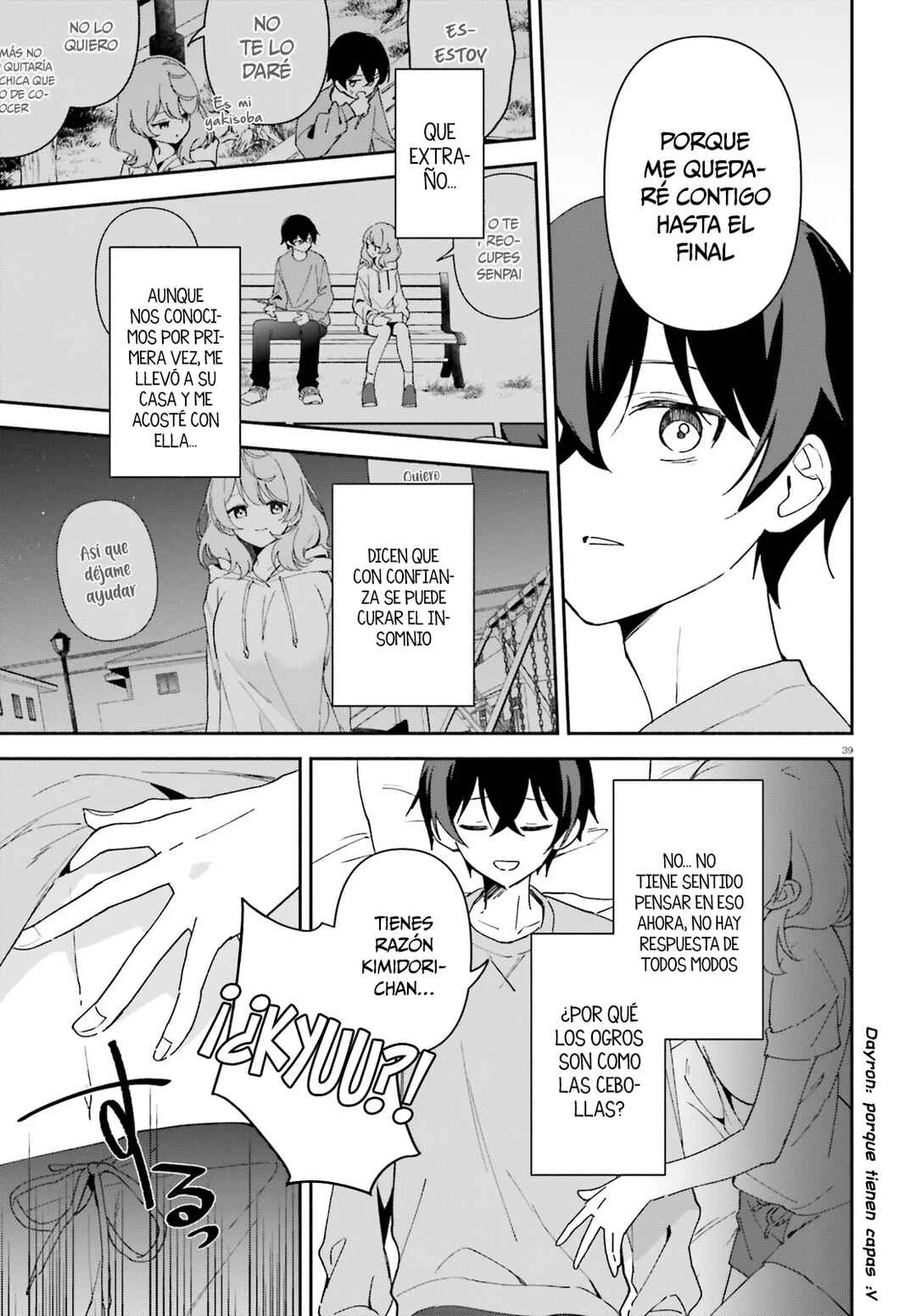 "Issho ni Netaindesu yo Ne, Senpai?" to Amaku Sasayakarete Kon'ya mo Nemurenai Capítulo 1 - Page 38