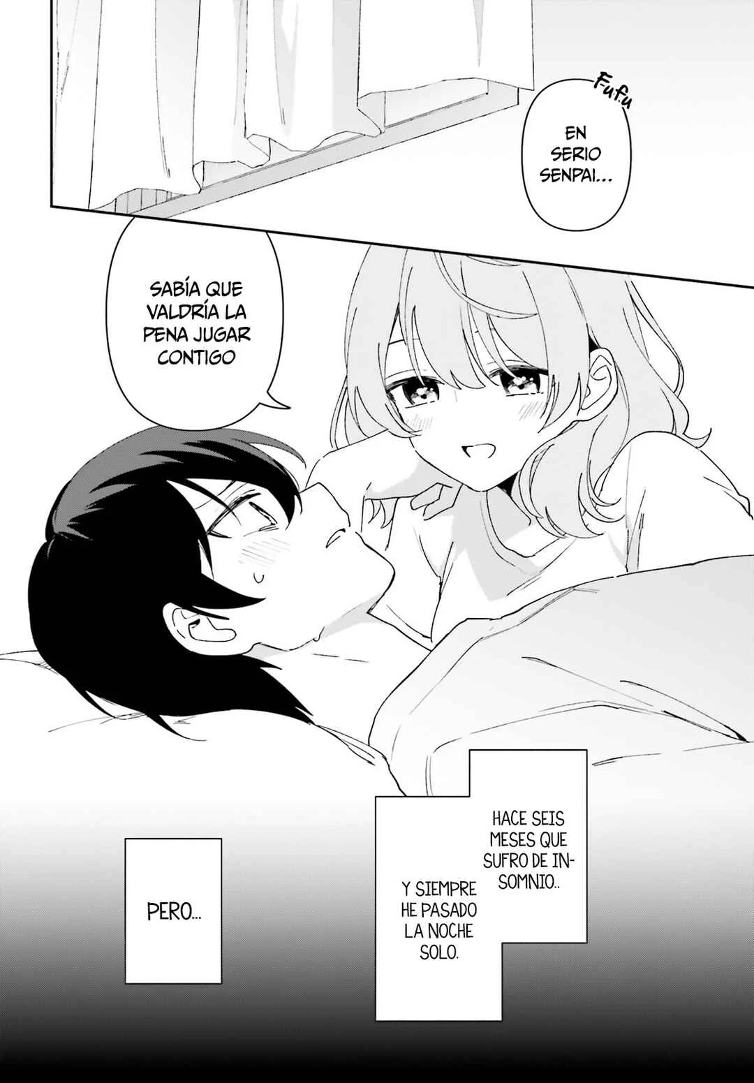 "Issho ni Netaindesu yo Ne, Senpai?" to Amaku Sasayakarete Kon'ya mo Nemurenai Capítulo 1 - Page 43