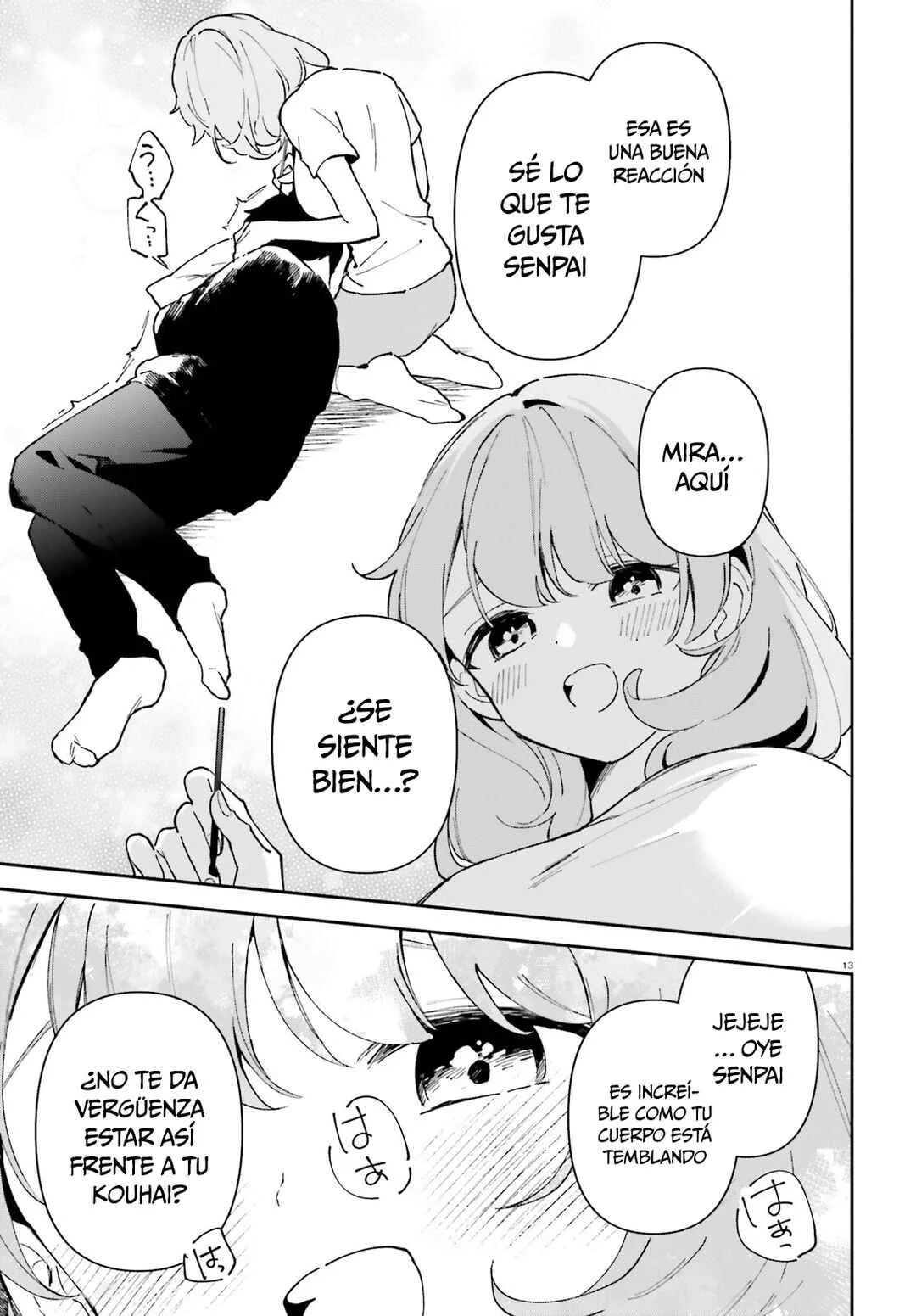 "Issho ni Netaindesu yo Ne, Senpai?" to Amaku Sasayakarete Kon'ya mo Nemurenai Capítulo 3 - Page 14