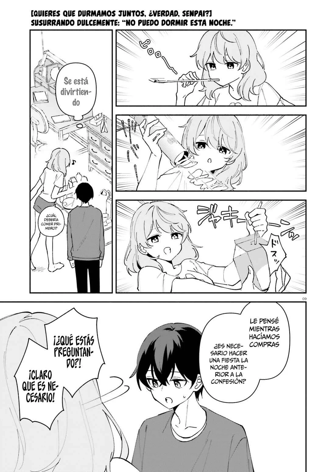 "Issho ni Netaindesu yo Ne, Senpai?" to Amaku Sasayakarete Kon'ya mo Nemurenai Capítulo 4 - Page 10