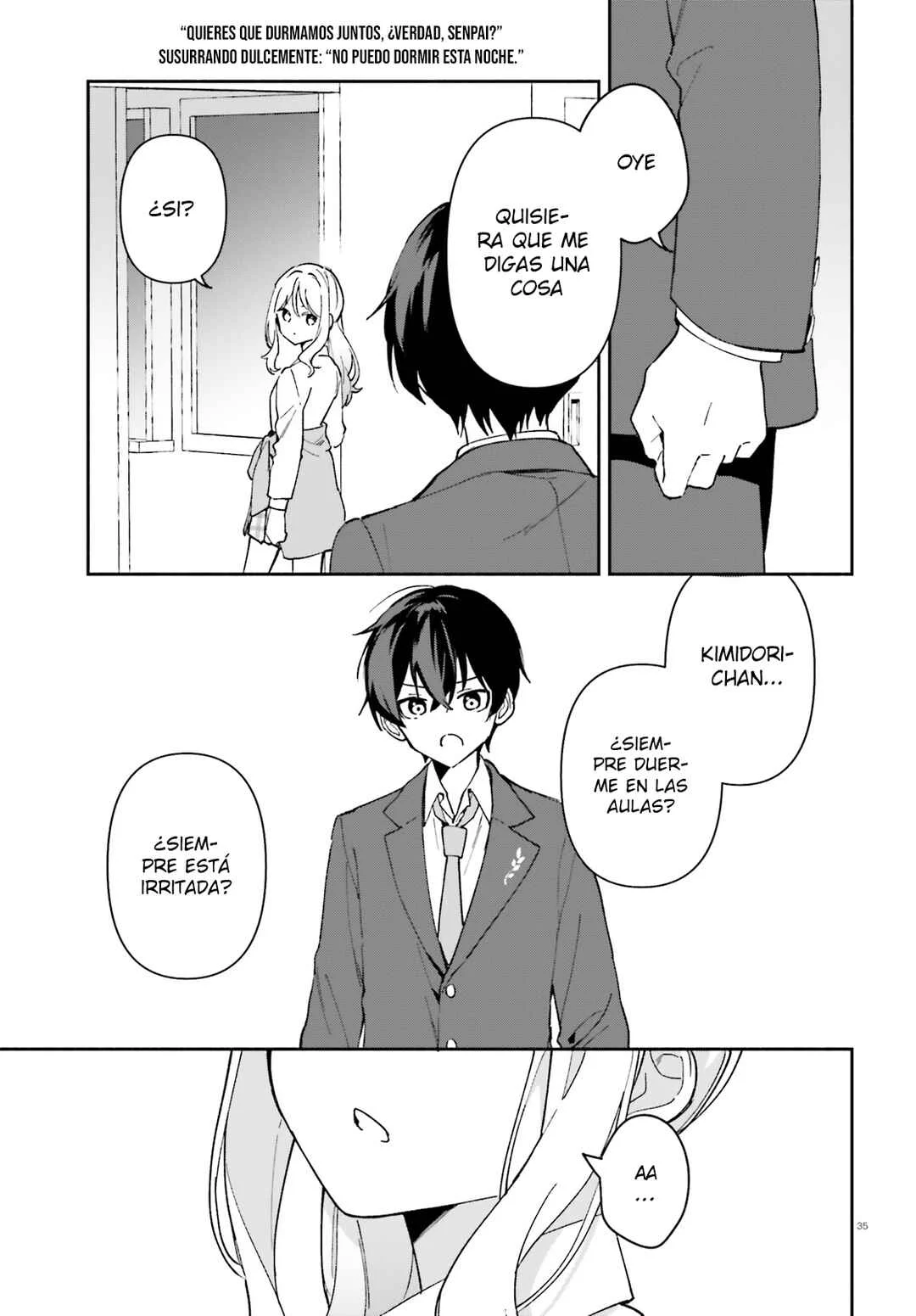 "Issho ni Netaindesu yo Ne, Senpai?" to Amaku Sasayakarete Kon'ya mo Nemurenai Capítulo 5 - Page 36