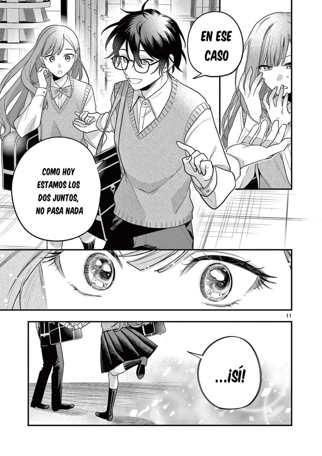 Janome-san wa Hohoemitai! Capítulo 3.1 - Page 12