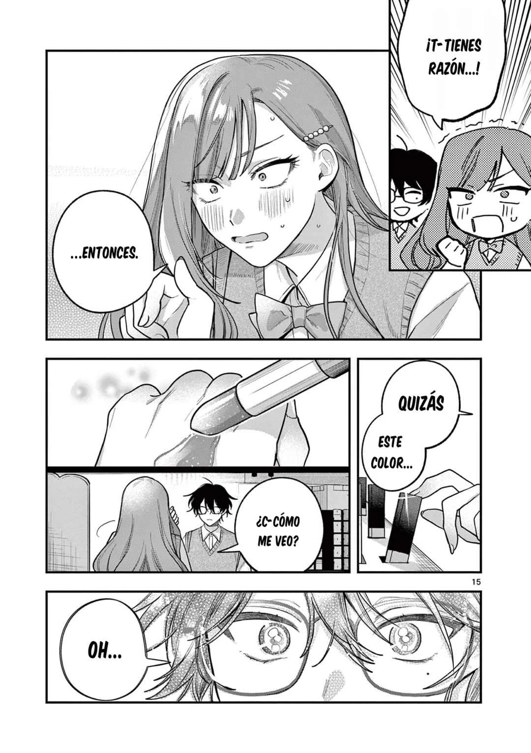 Janome-san wa Hohoemitai! Capítulo 3.1 - Page 16
