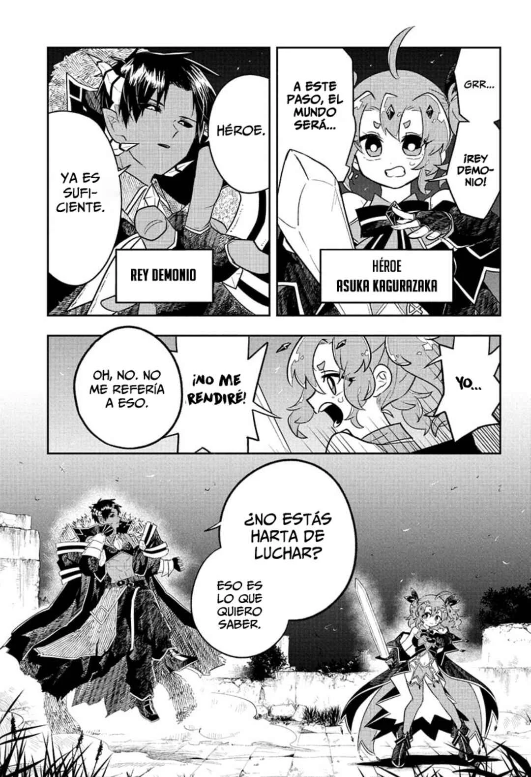 JK Yuusha to Inkyo Maou Capítulo 1: El héroe y el rey demonio  - Page 2