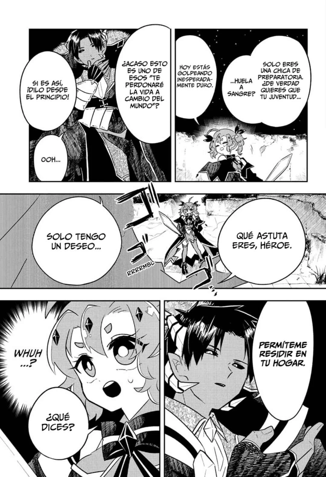 JK Yuusha to Inkyo Maou Capítulo 1: El héroe y el rey demonio  - Page 4