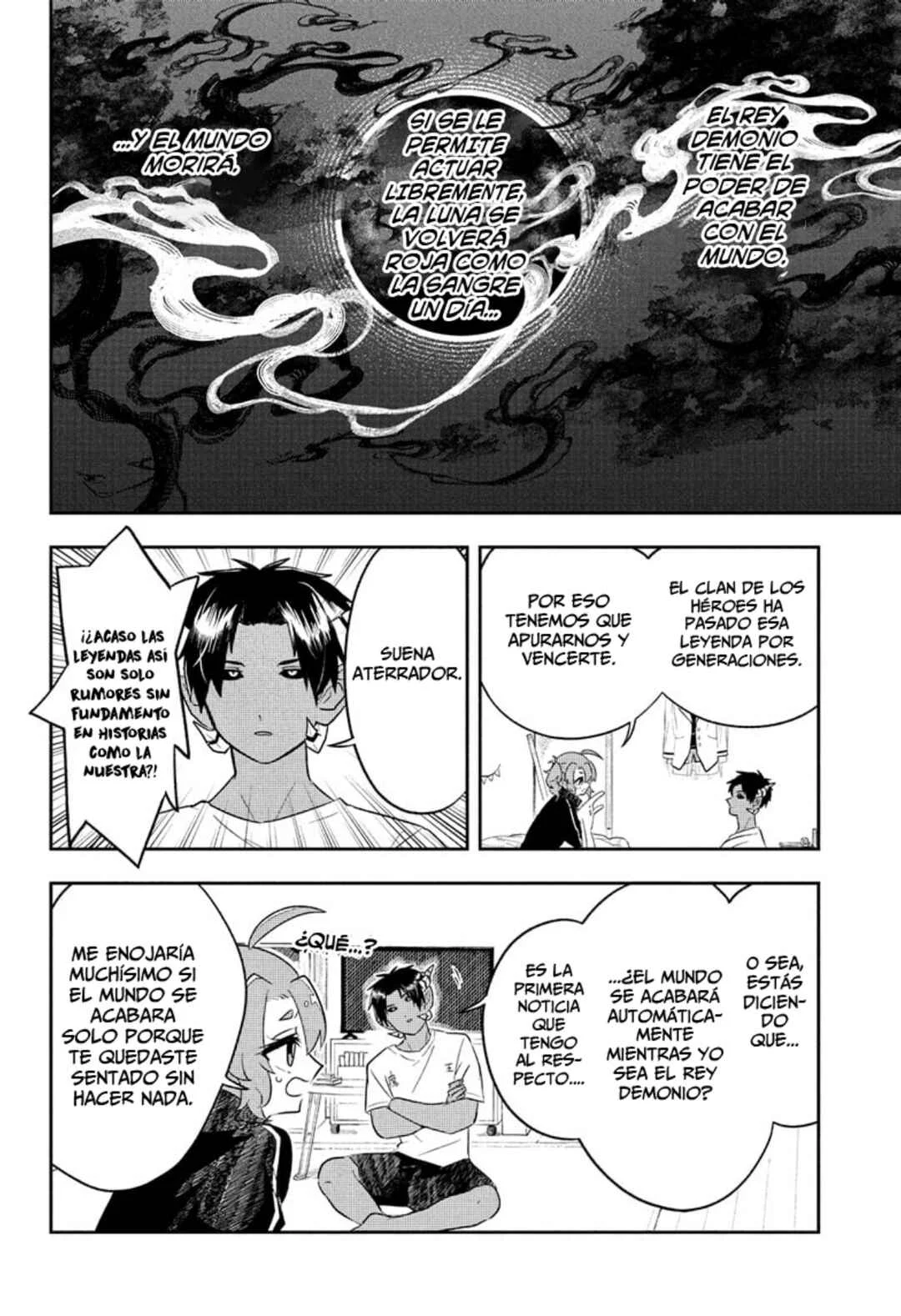 JK Yuusha to Inkyo Maou Capítulo 1: El héroe y el rey demonio  - Page 9