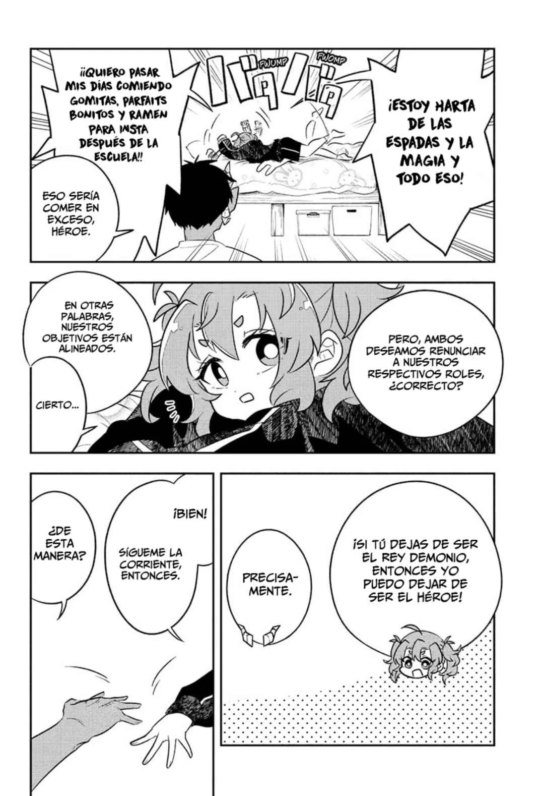 JK Yuusha to Inkyo Maou Capítulo 1: El héroe y el rey demonio  - Page 11