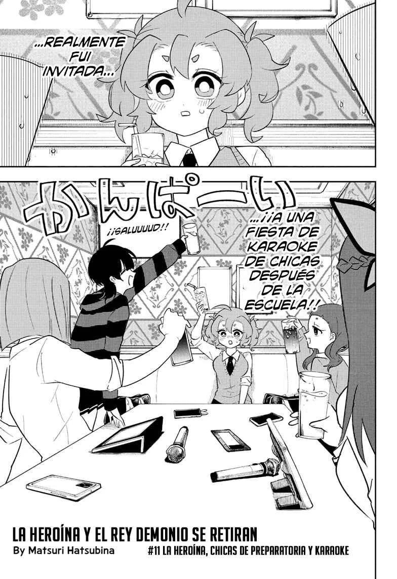 JK Yuusha to Inkyo Maou Capítulo 11: La Heroína, Chicas de Preparatoria y Karaoke - Page 1