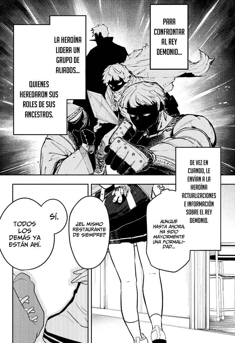 JK Yuusha to Inkyo Maou Capítulo 12: El Equipo de la Heroína y El Rey Demonio - Page 2