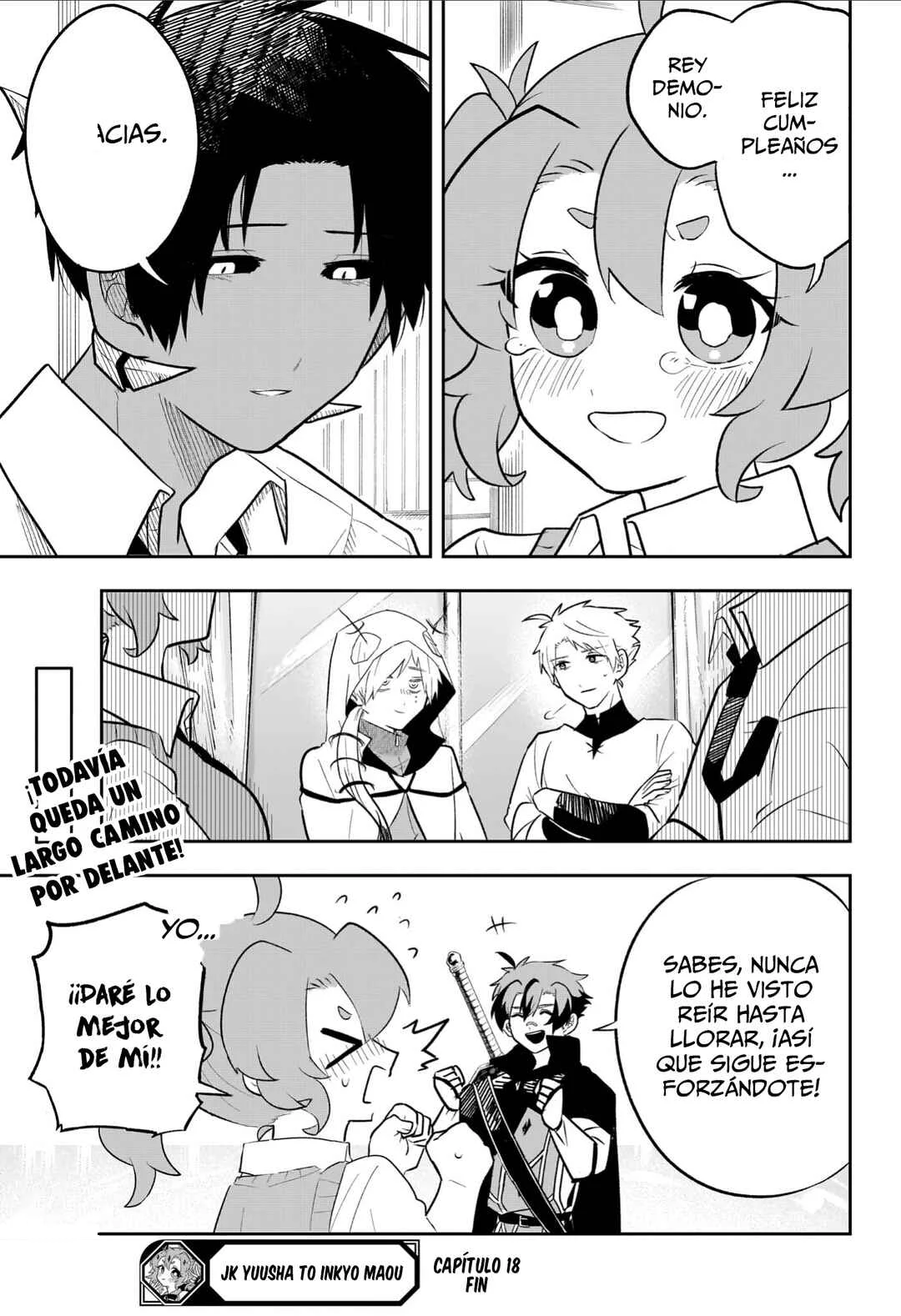 JK Yuusha to Inkyo Maou Capítulo 18: La Heroína Quiere Hacerlo Reír - Page 19