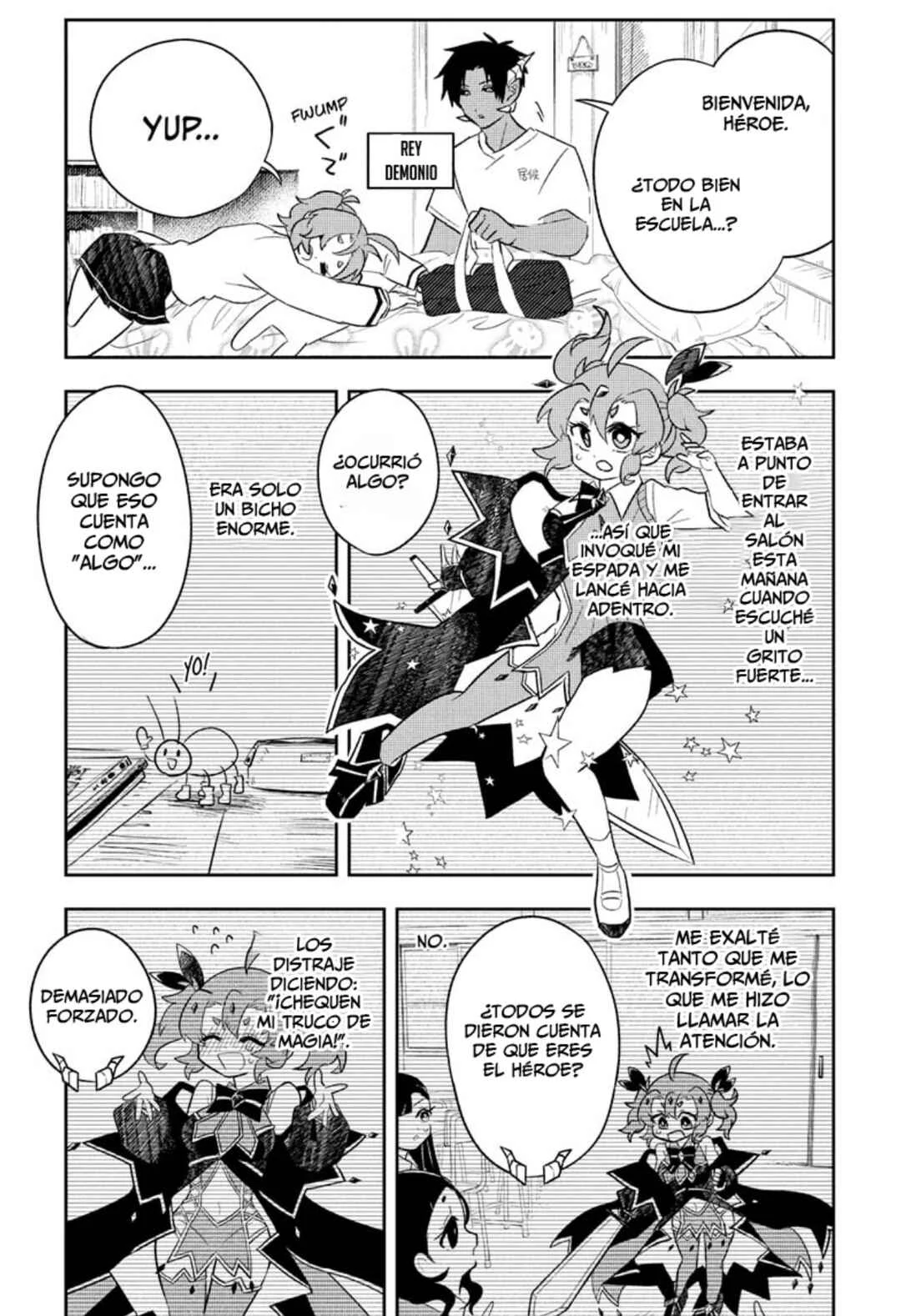 JK Yuusha to Inkyo Maou Capítulo 2: La Heroína y El Rey Demonio se ponen serios - Page 2