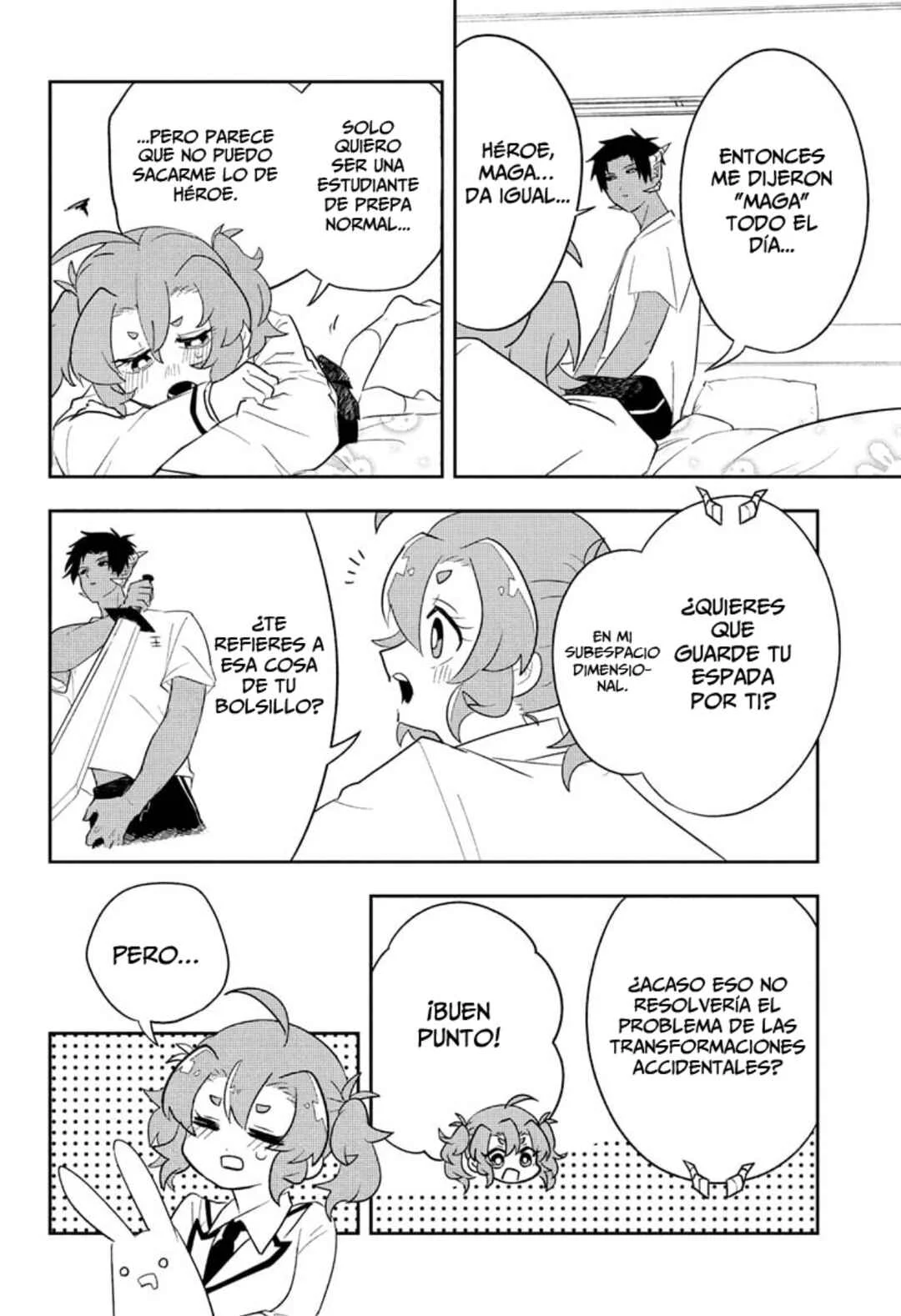 JK Yuusha to Inkyo Maou Capítulo 2: La Heroína y El Rey Demonio se ponen serios - Page 3