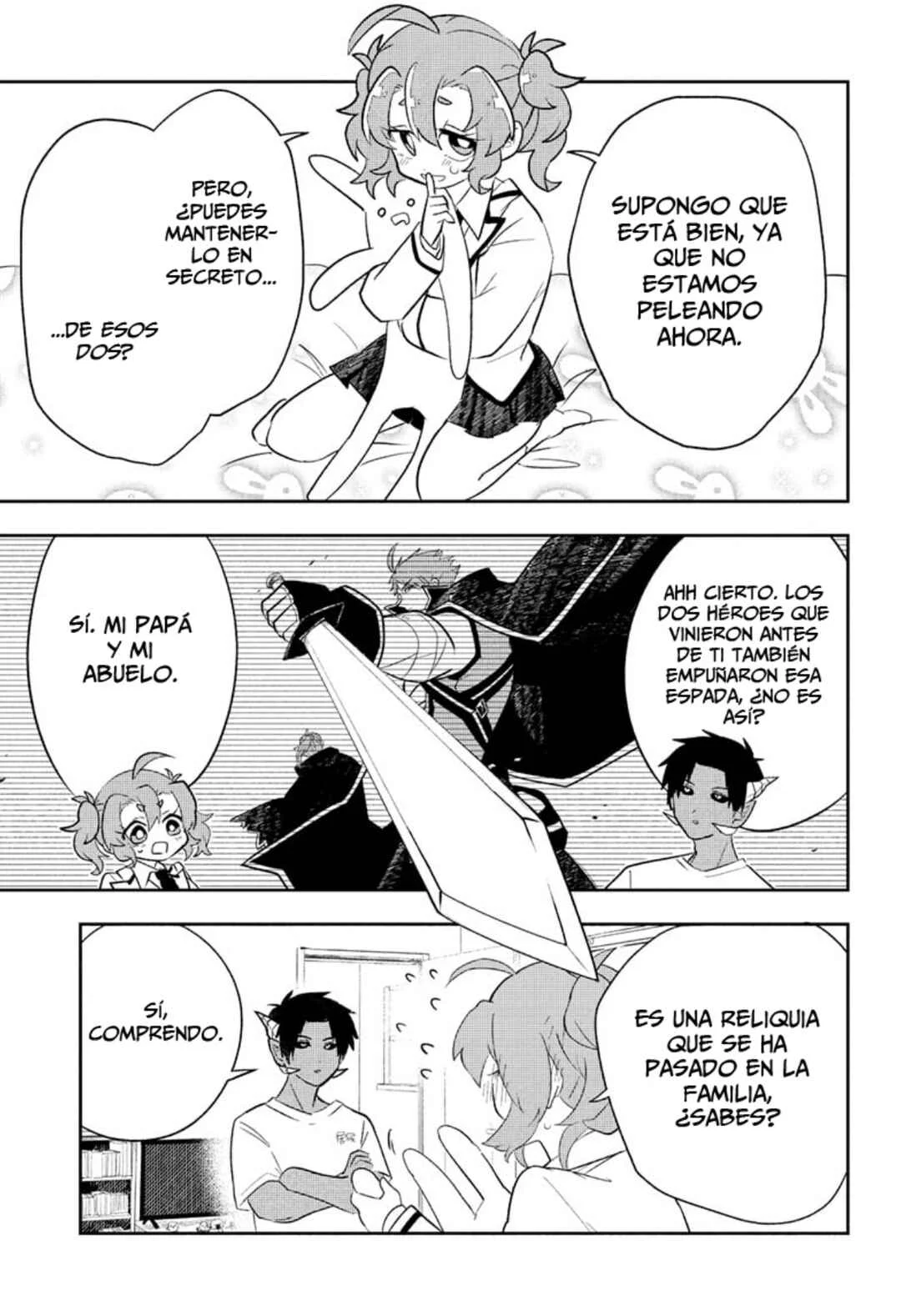 JK Yuusha to Inkyo Maou Capítulo 2: La Heroína y El Rey Demonio se ponen serios - Page 4