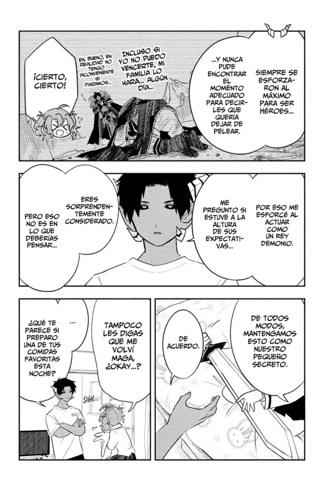 JK Yuusha to Inkyo Maou Capítulo 2: La Heroína y El Rey Demonio se ponen serios - Page 5