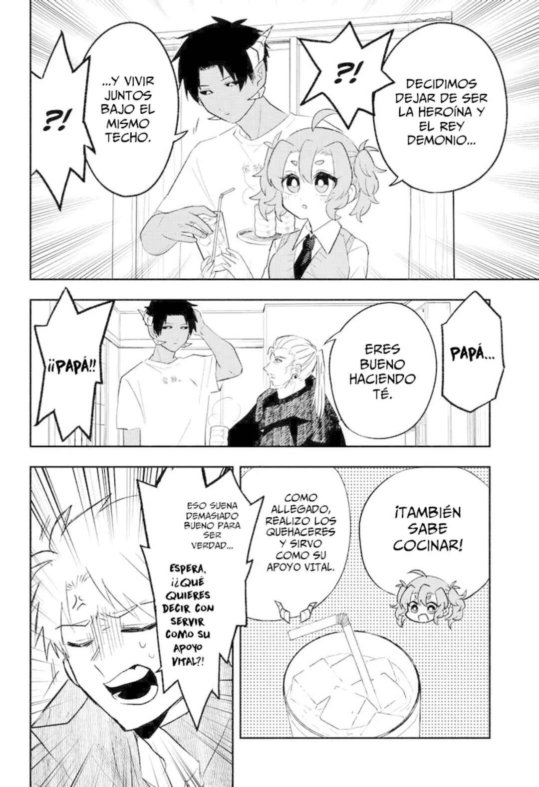 JK Yuusha to Inkyo Maou Capítulo 3: Las Dos Generaciones del Pasado Vienen de Visita - Page 8