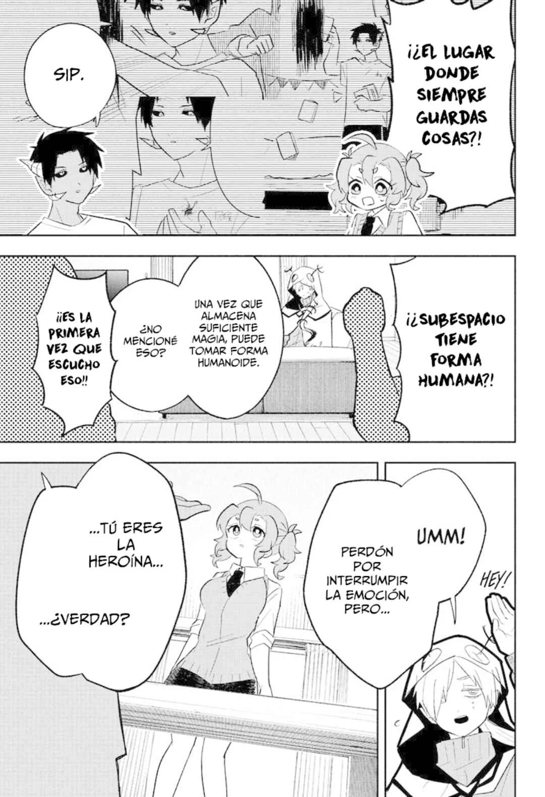 JK Yuusha to Inkyo Maou Capítulo 4: La Heroína VS El Subespacio  - Page 2